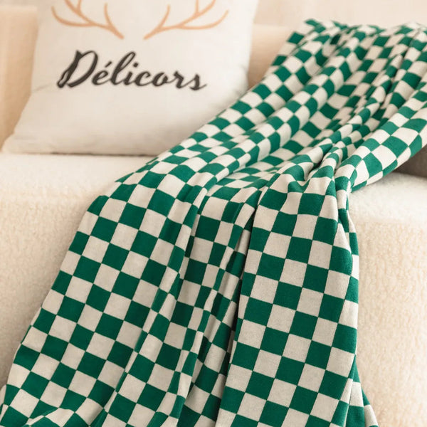 Checkered Past Soft Blanket - Delicors
