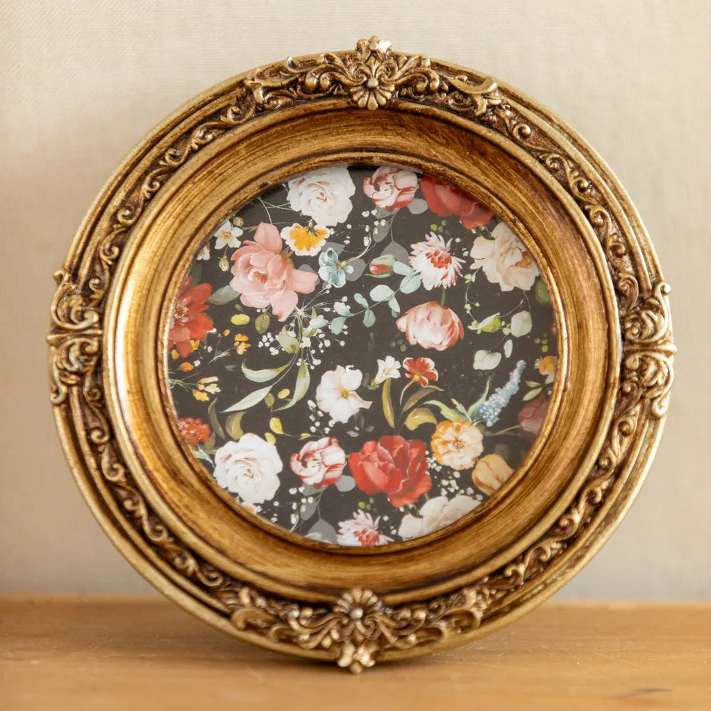French Rococo Round Frame - Delicors
