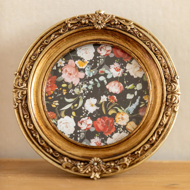 French Rococo Round Frame - Delicors