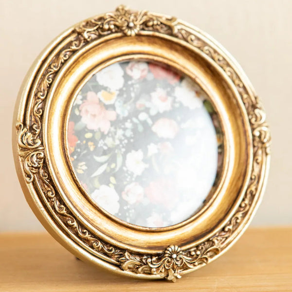 French Rococo Round Frame - Delicors