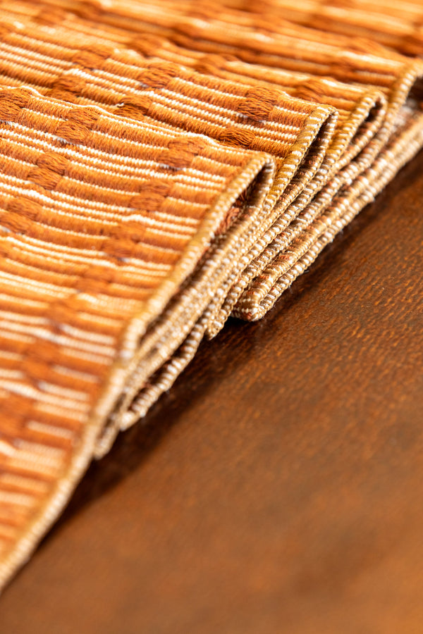 Neutral runner for dining decor