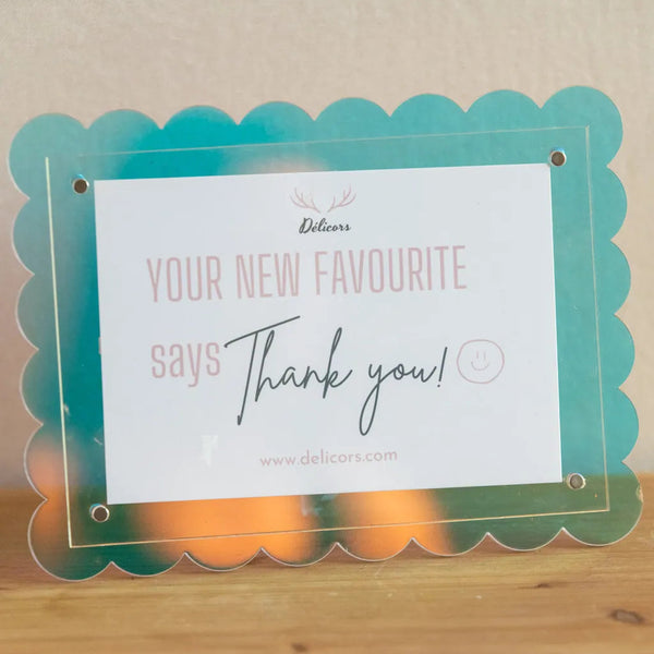 Cookie Acrylic Photo Frame Multicolour - Delicors
