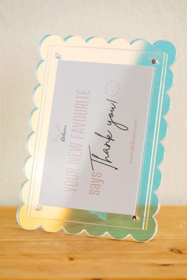 Cookie Acrylic Photo Frame Multicolour - Delicors