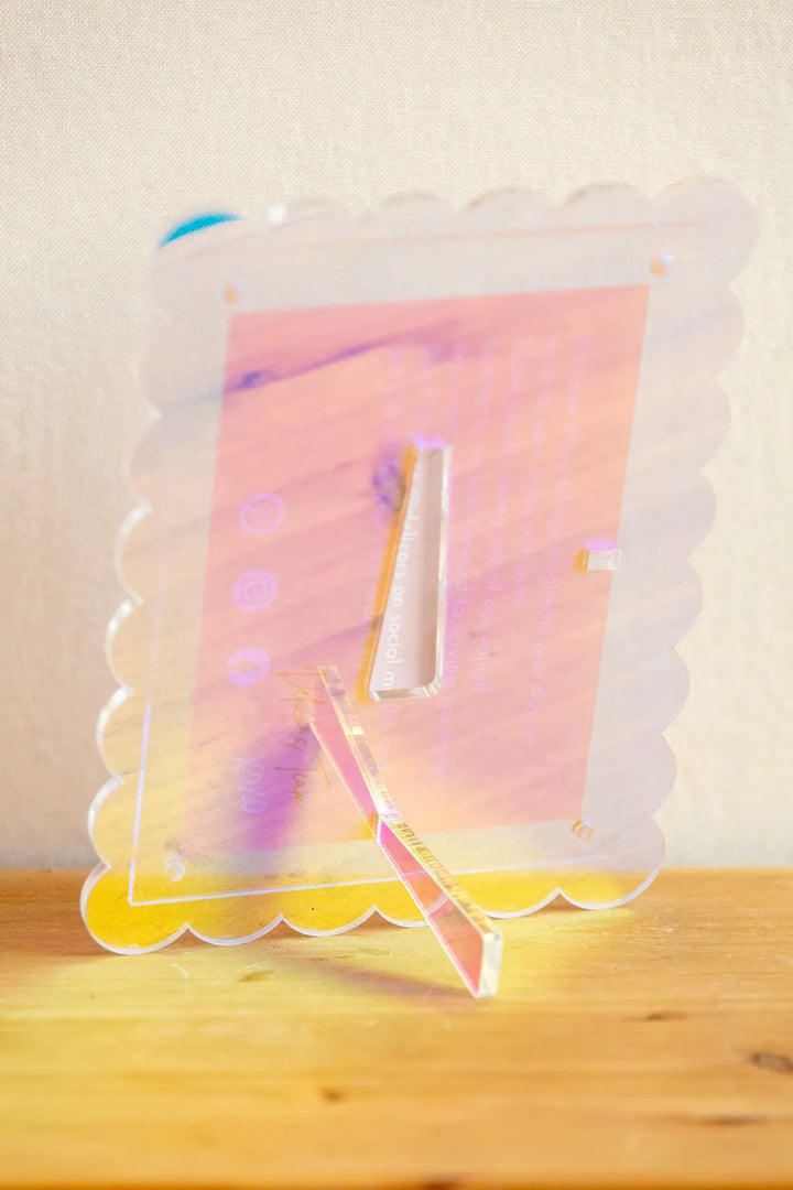 Cookie Acrylic Photo Frame Multicolour - Delicors