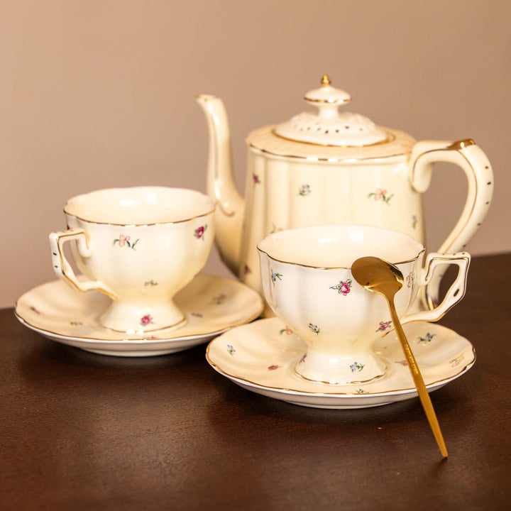 Country Side Tea Cup and Pot - Delicors