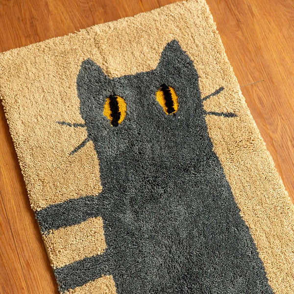 Curious Cat Bath Mat - Delicors