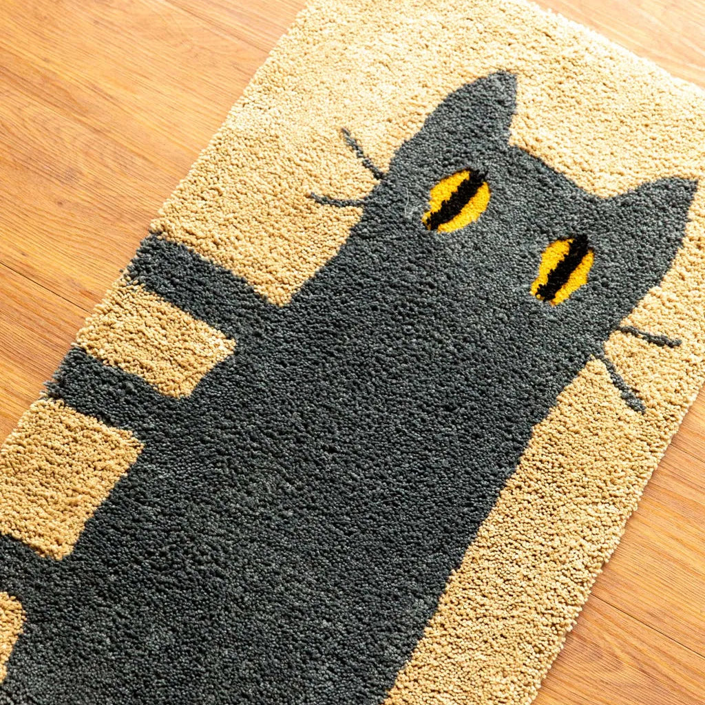 Curious Cat Bath Mat - Delicors