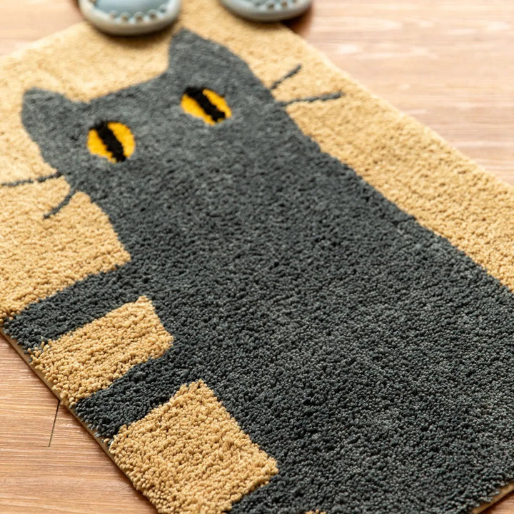 Curious Cat Bath Mat - Delicors