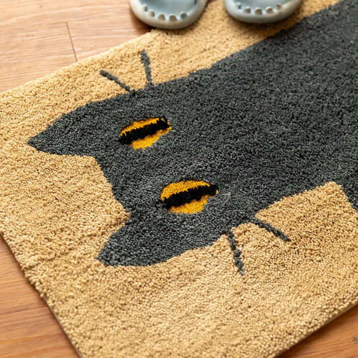 Curious Cat Bath Mat - Delicors