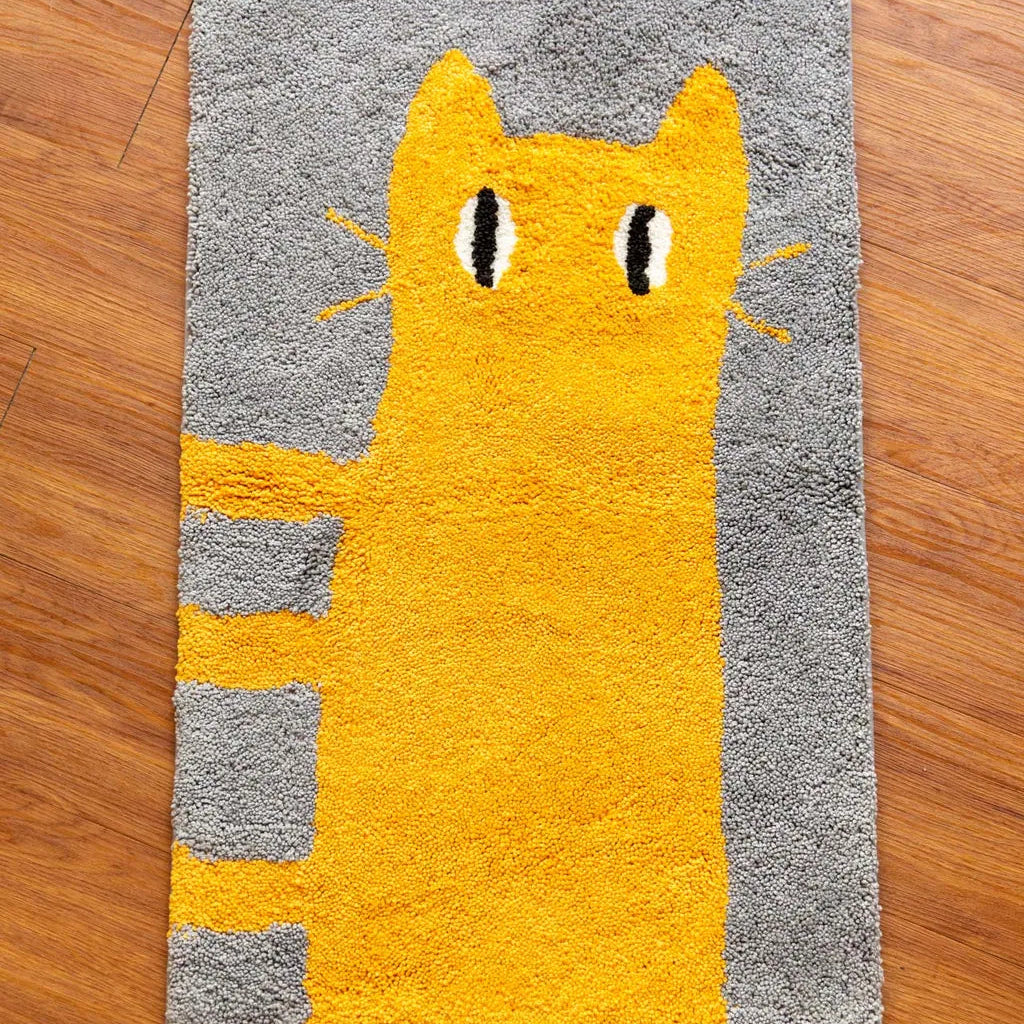 Curious Cat Bath Mat - Delicors