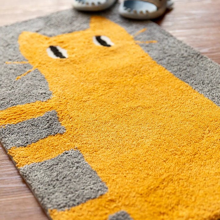 Curious Cat Bath Mat - Delicors