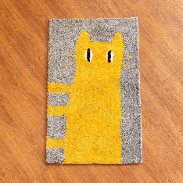 Curious Cat Bath Mat - Delicors