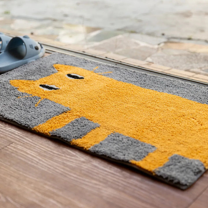 Curious Cat Bath Mat - Delicors