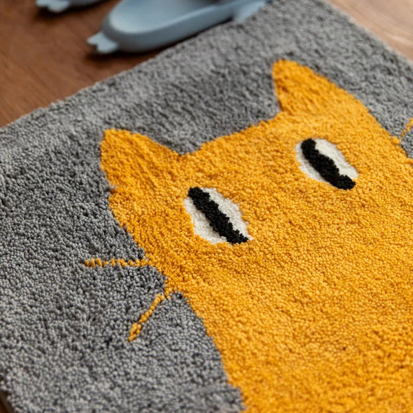 Curious Cat Bath Mat - Delicors