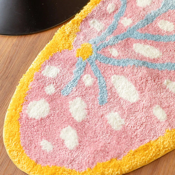 Fairy Begonia Wing Rug - Delicors
