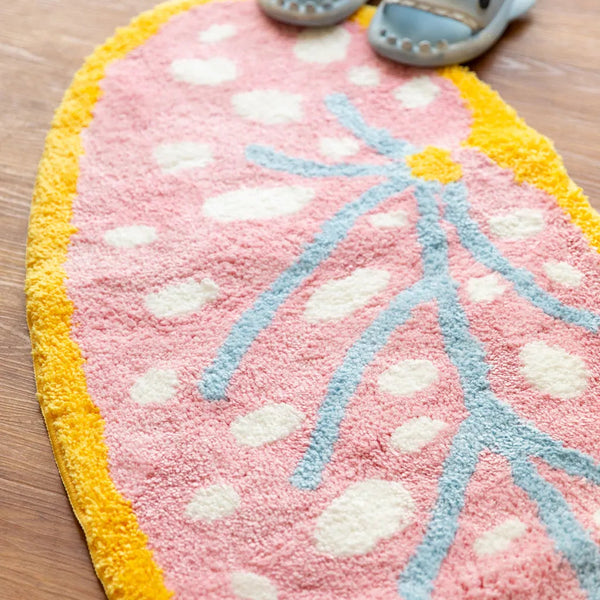 Fairy Begonia Wing Rug - Delicors