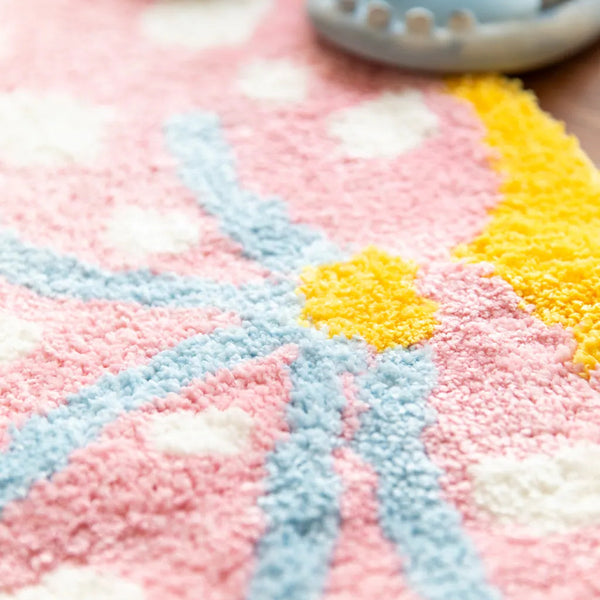 Fairy Begonia Wing Rug - Delicors