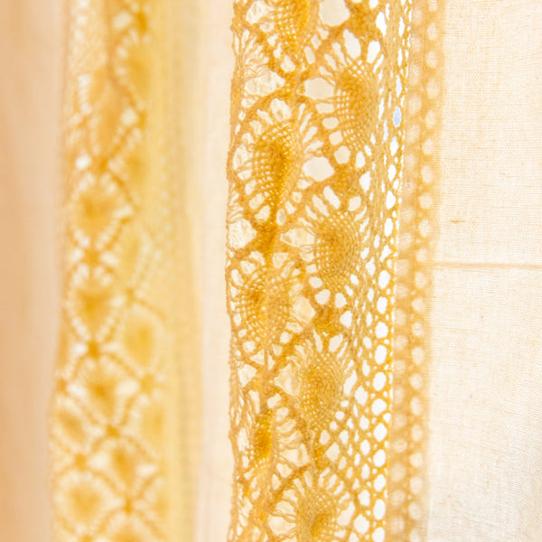 Beige curtain for modern interiors
