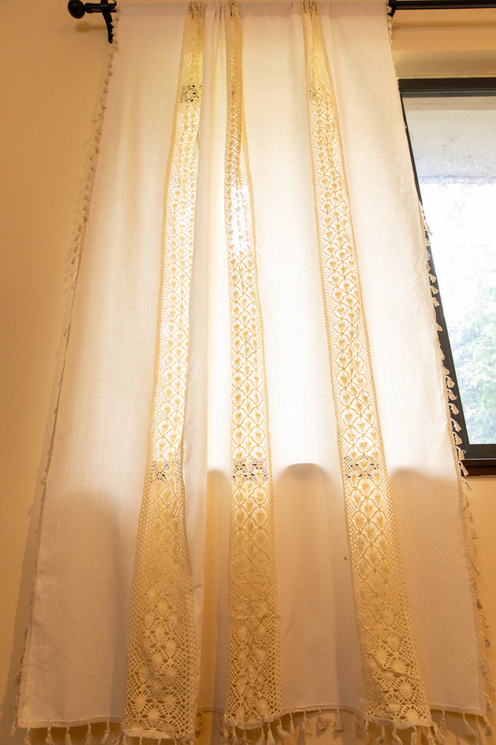 Soft beige Fiore Di Latte drape