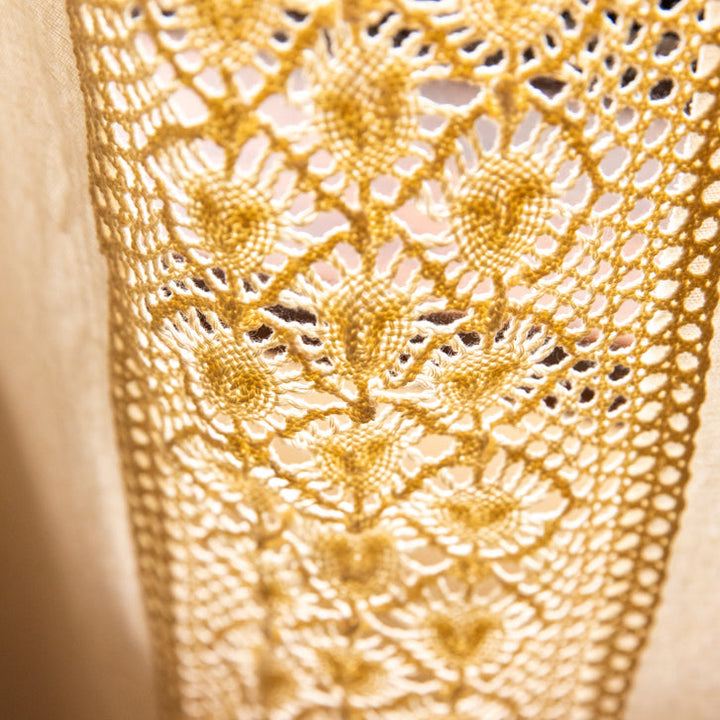 Elegant Fiore Di Latte window curtain