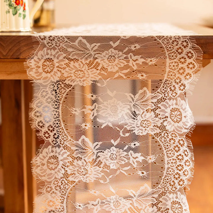 French Lace Table Runner - Delicors
