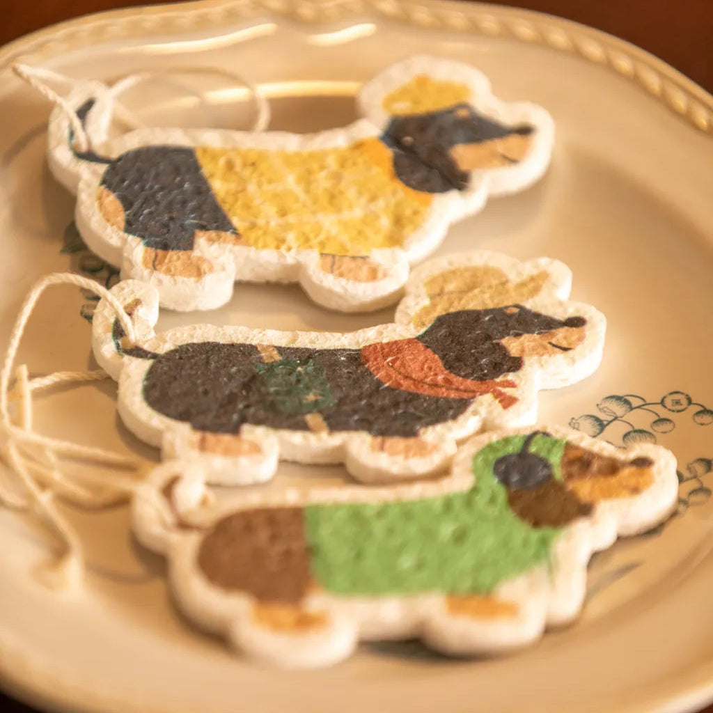 Gentle Dachshund Dish Sponge Set - Delicors