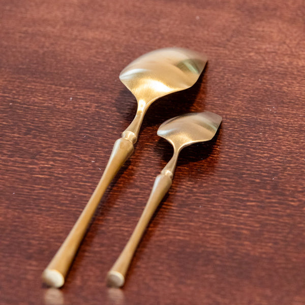 Gold Roman Pillar Cutlery Set From Delicors