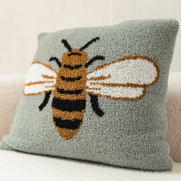Gold Bee Blanket & Cushion - Delicors