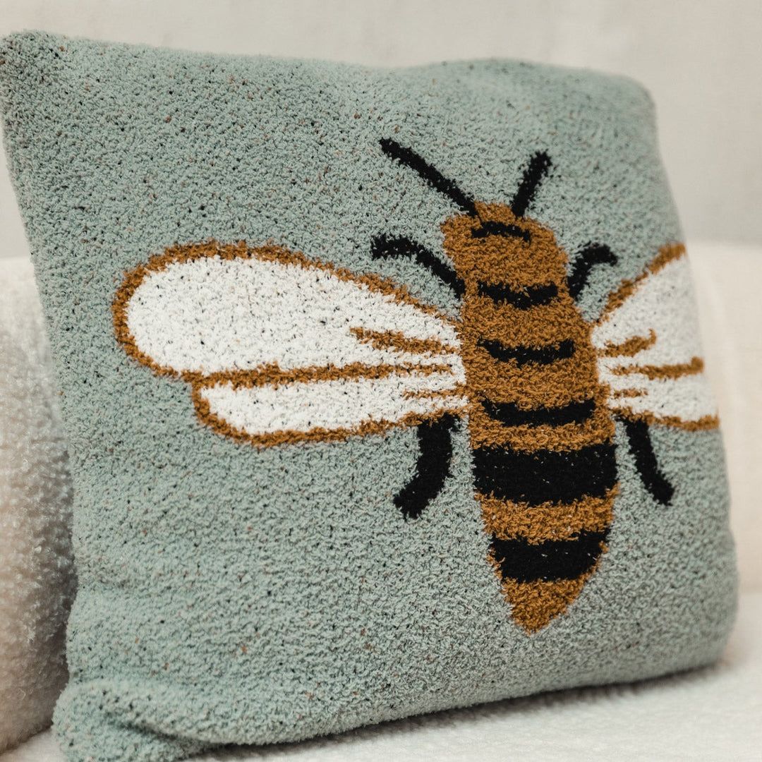 Gold Bee Blanket & Cushion - Delicors