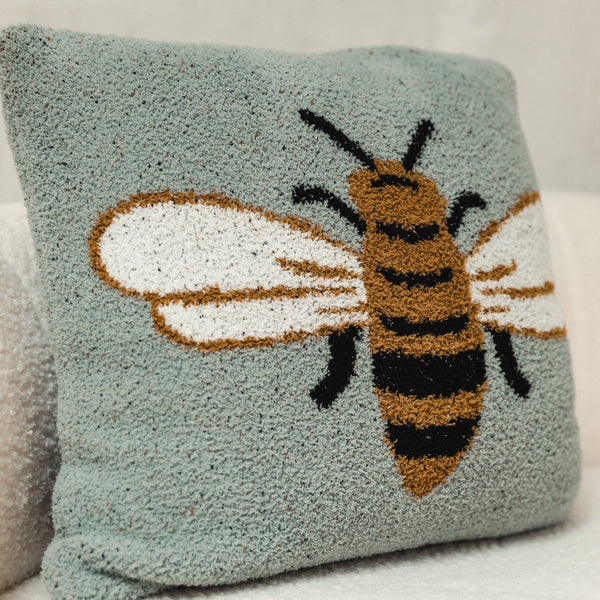 Gold Bee Blanket & Cushion - Delicors