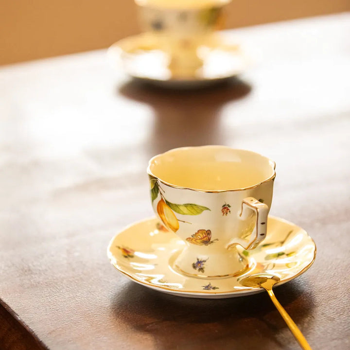 Lemon Garden Teapot & Cup Set - Delicors