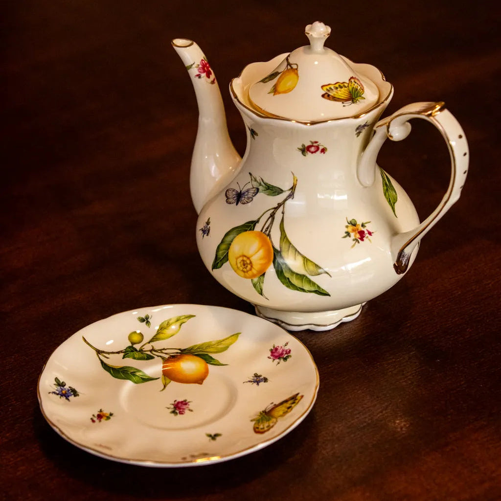 Lemon Garden Teapot & Cup Set - Delicors