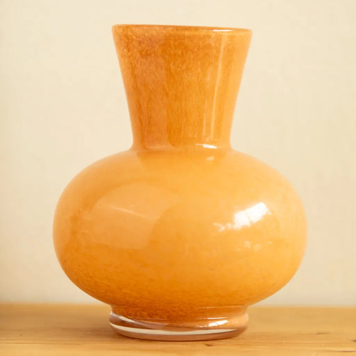 Long Neck Pastel Glass Vase - Delicors