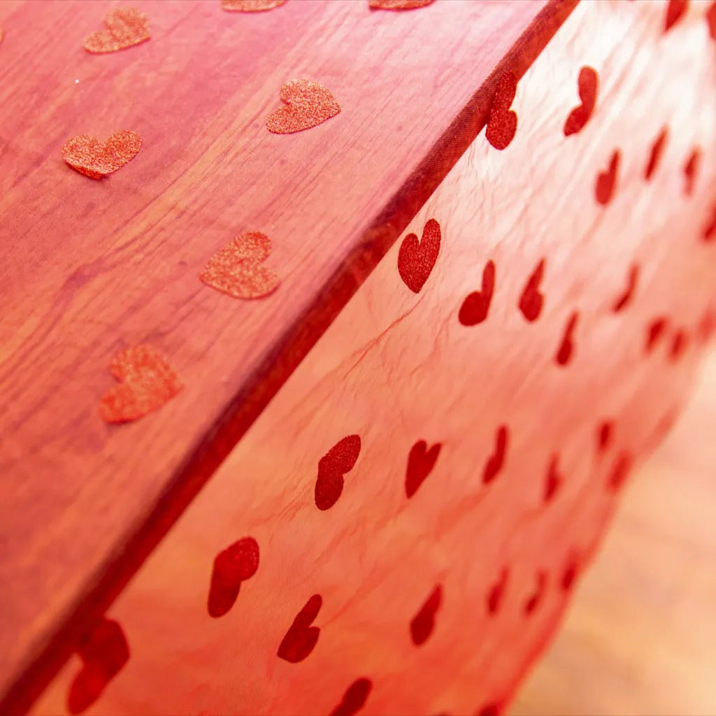 Love Heart Mesh Tablecloth