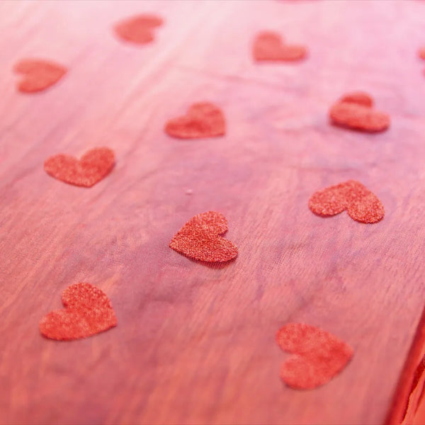 Love Heart Mesh Tablecloth
