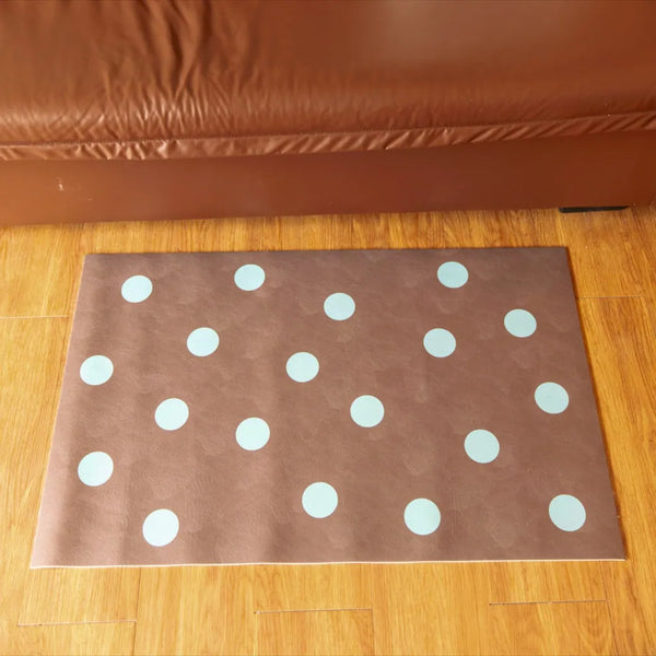 Mint Chip Dot Bath Mat