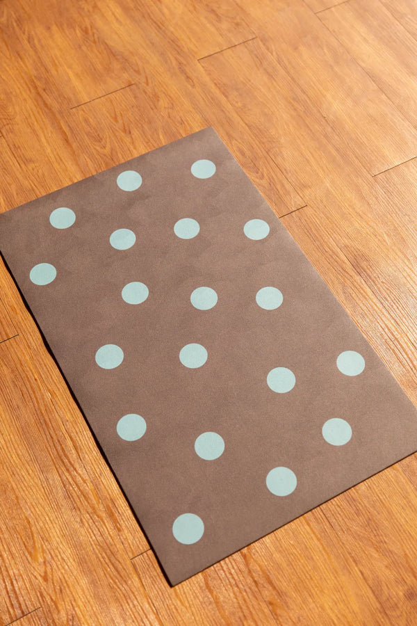Mint Chip Dot Bath Mat Rectangle - Delicors
