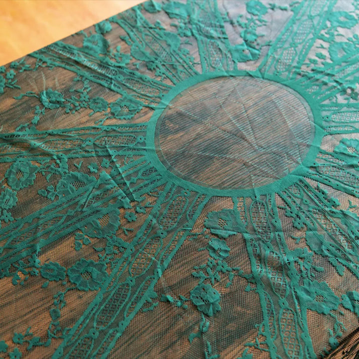 Moss Adventure Lace Round Table Cloth