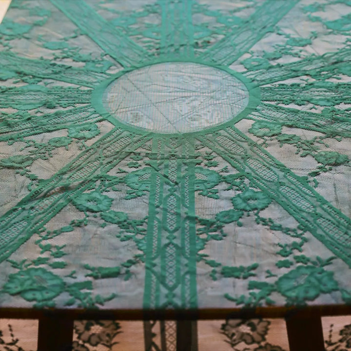 Moss Adventure Lace Round Table Cloth