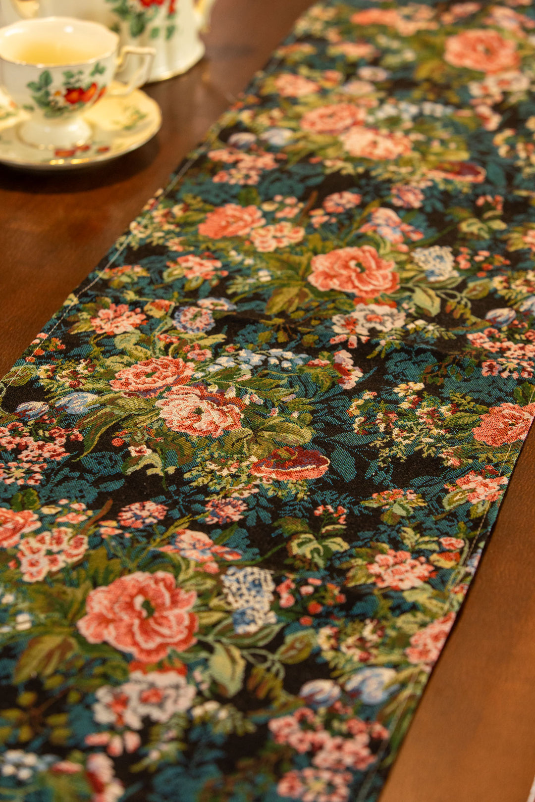 Mossy Green Table Runner From Delicors