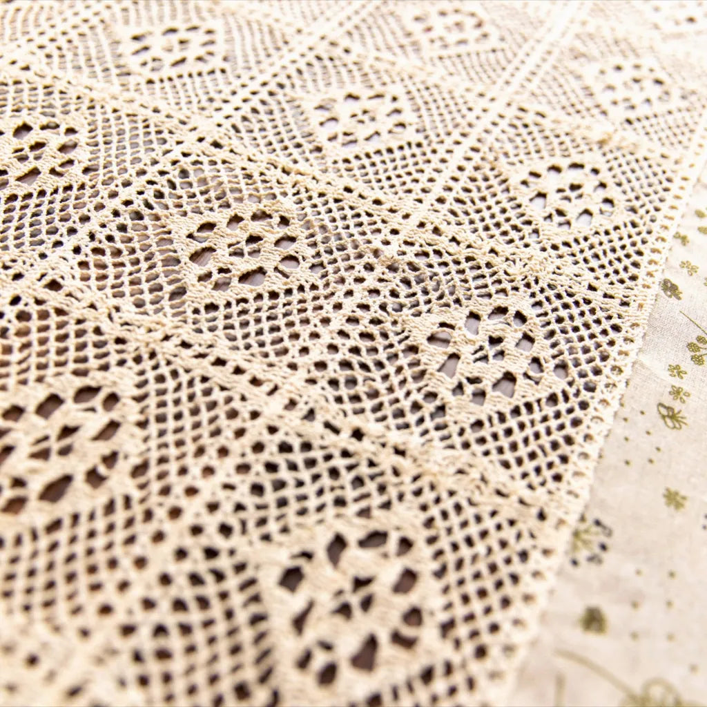 Peaceful Beige Table Cloth