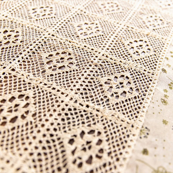 Peaceful Beige Table Cloth