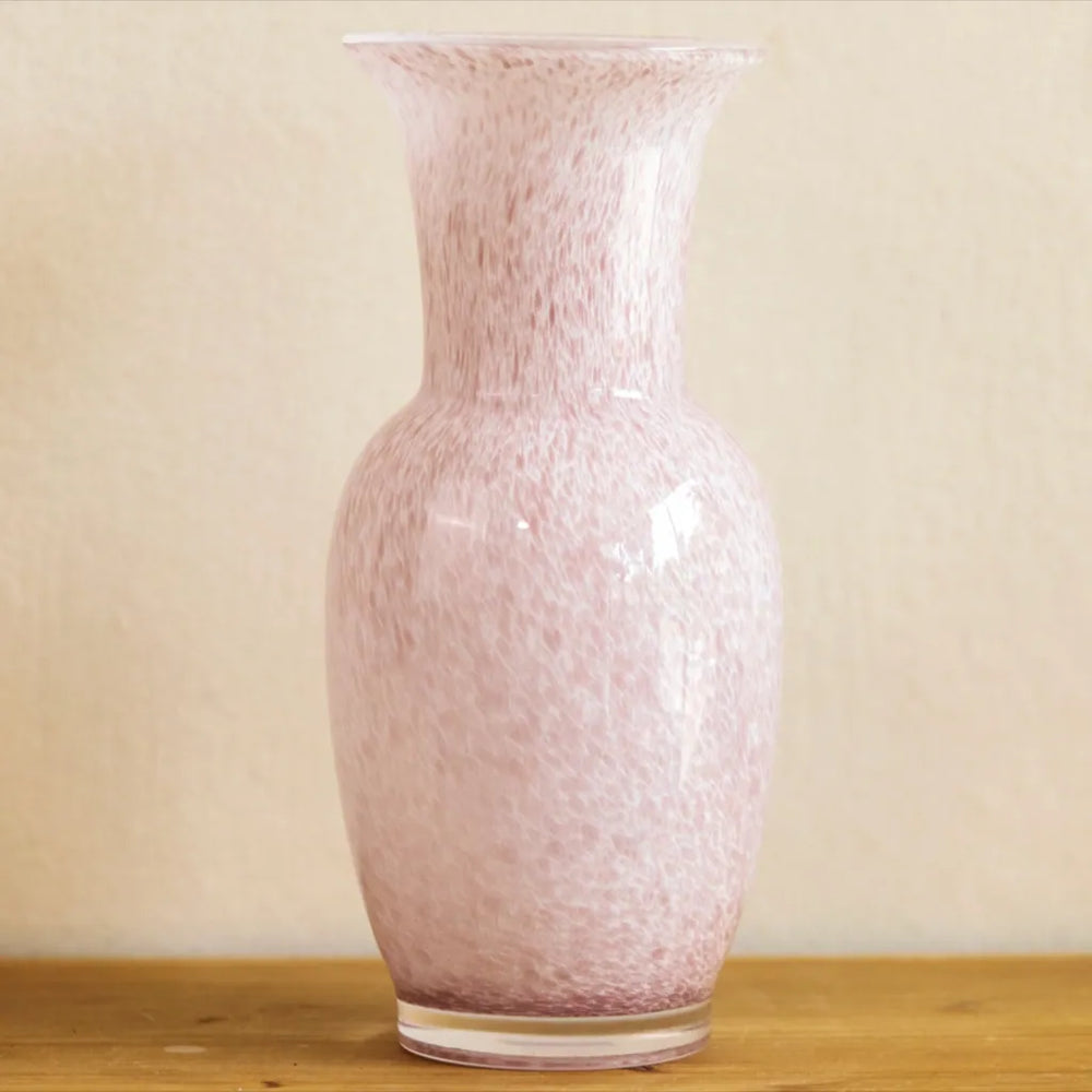 Pink Romantic Glass Vase - Delicors