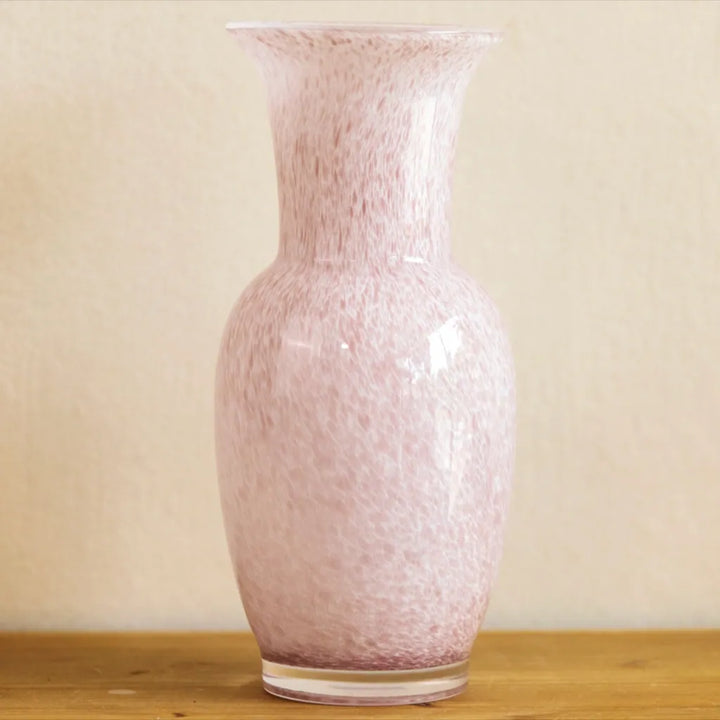 Pink Romantic Glass Vase - Delicors