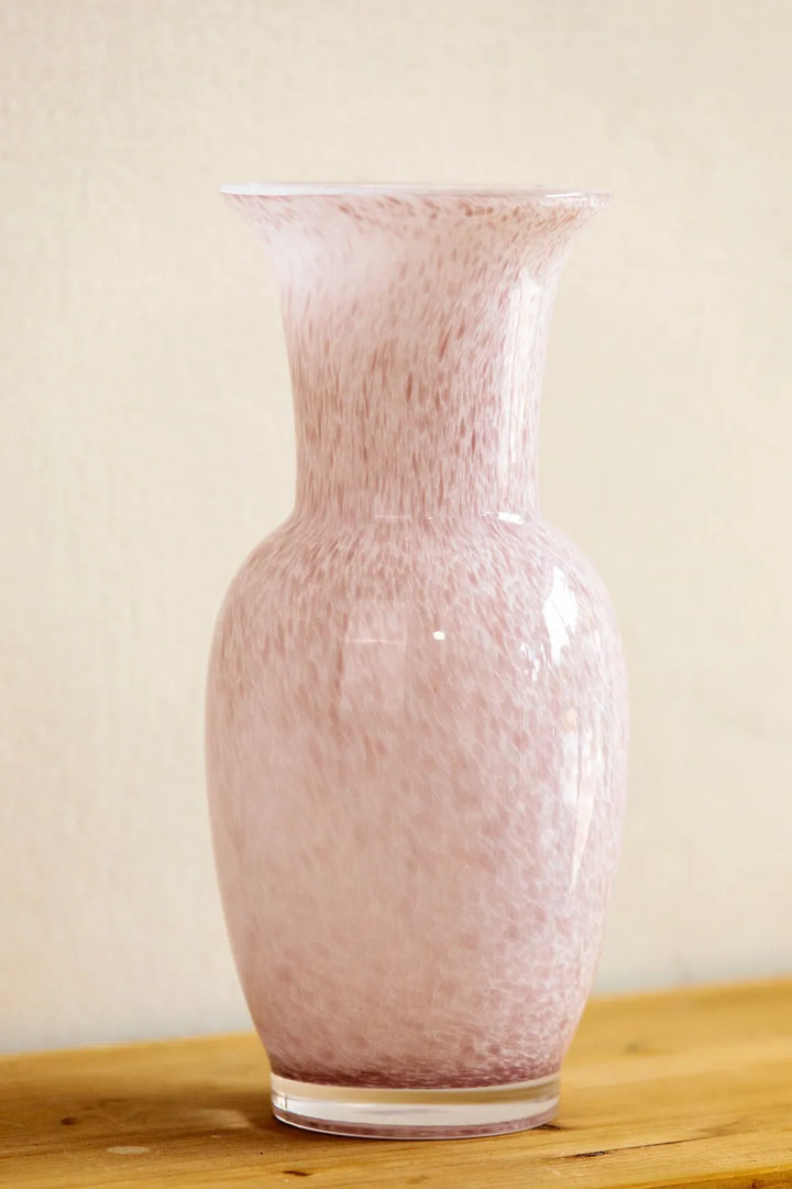 Pink Romantic Glass Vase - Delicors