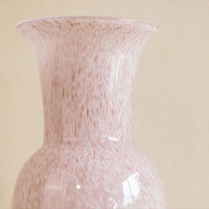 Pink Romantic Glass Vase - Delicors