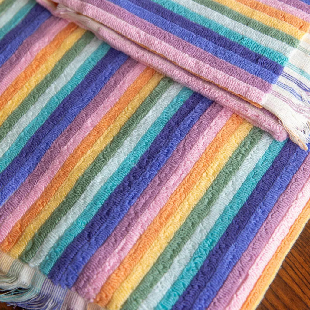 Rain & Rainbow Tassel Towel Collection