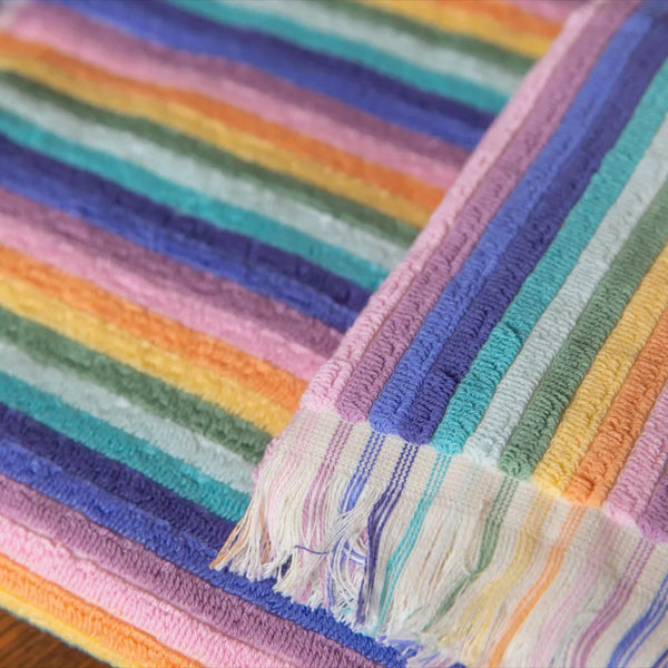 Rain & Rainbow Tassel Towel Collection