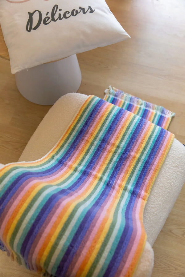 Rain & Rainbow Tassel Towel Collection