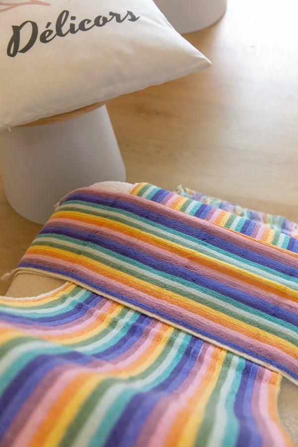 Rain & Rainbow Tassel Towel Collection